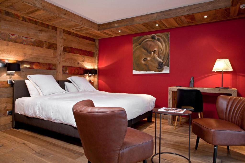 Chalet-Hotel La Marmotte, La Tapiaz & Spa, The Originals Relais Les Gets Ruang foto
